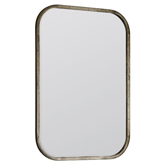 Malcolm Rectangular Wall Mirror In Distressed Champagne Frame_2