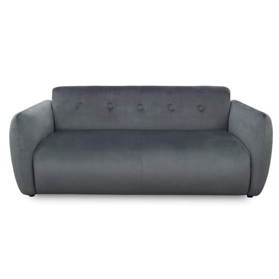 Malibu Fabric 3 Seater Sofa In Grey_2