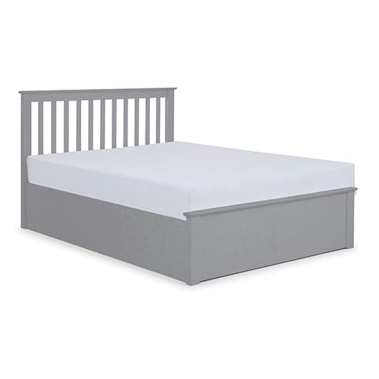 Malmo Wooden Ottoman Storage King Size Bed In Pearl Grey_4