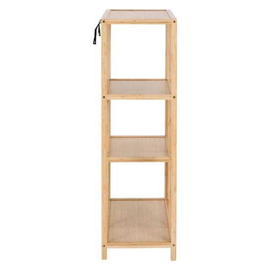Manacor Bamboo Bookcase With 3 Shelves In Natural_3