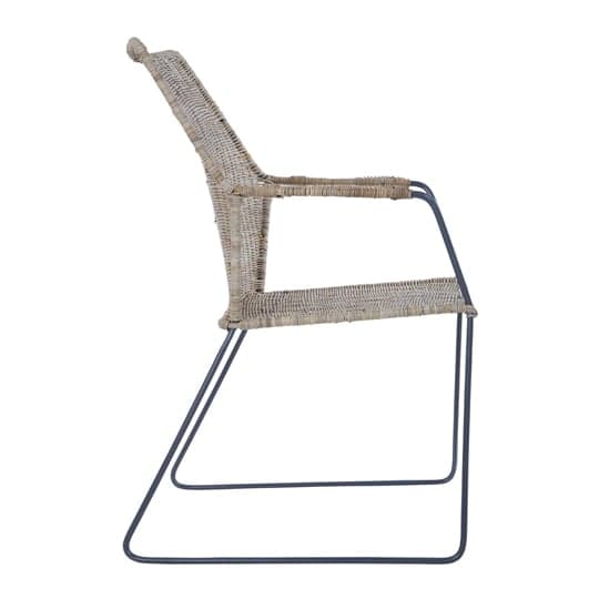 Hunor Natural Rattan Angled Design Chair      _2