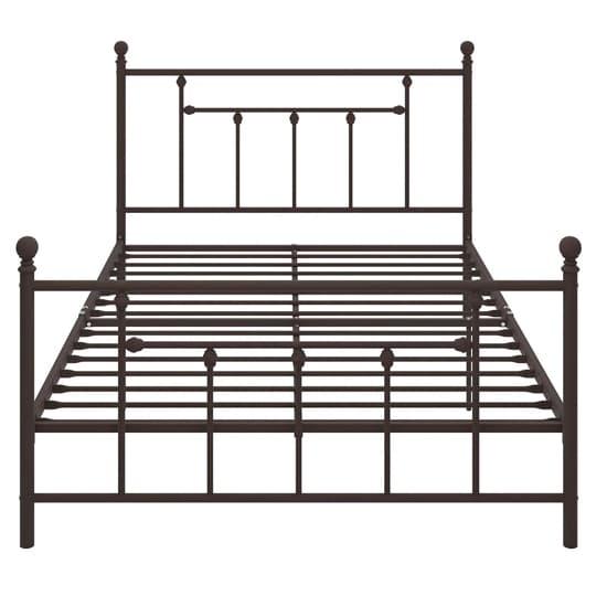 Manalo Metal Double Bed In White_5