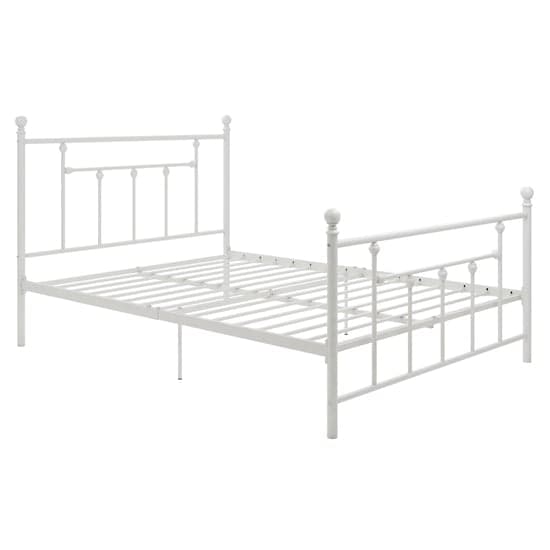 Manalo Metal King Size Bed In White_4