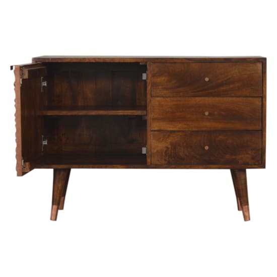Manila Wooden Sideboard In Chestnut And Copper_4