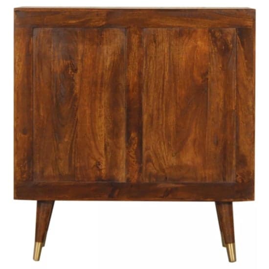 Manila Wooden Storage Cabinet In Chestnut And Gold_5