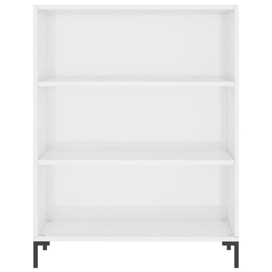 Manric High Gloss Bookcase With 2 Shelves In White_3