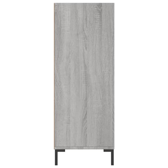 Manric Wooden Bookcase With 2 Shelves In Grey Sonoma Oak_5
