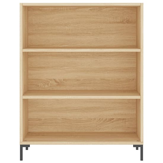 Manric Wooden Bookcase With 2 Shelves In Sonoma Oak_3