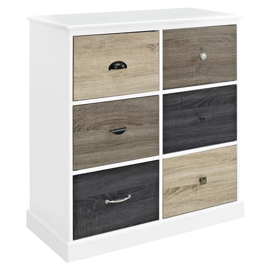 Maraca Wooden Storage Cabinet With 6 Doors In White_3