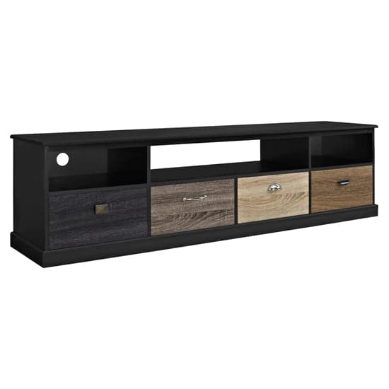 Maraca Wooden TV Stand Large In Black_3