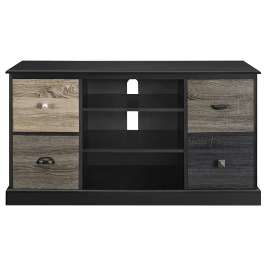 Maraca Wooden TV Stand Small In Black_4