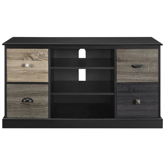 Maraca Wooden TV Stand Small In Black_5