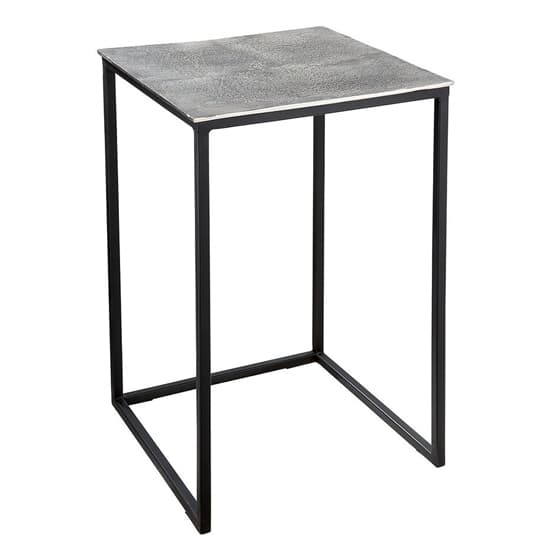 Marion Metal Set Of 3 Side Tables In Silver And Black_4