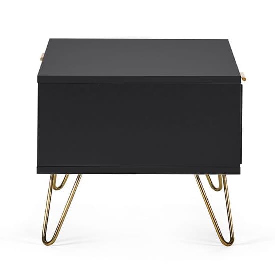 Marius Wooden Coffee Table With 2 Drawers In Matt Black_5