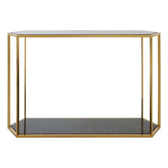 Markeb Black Marble Console Table With Gold Steel Frame_2