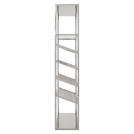 Markeb Stainless Steel Bar Shelving Unit In Silver_3