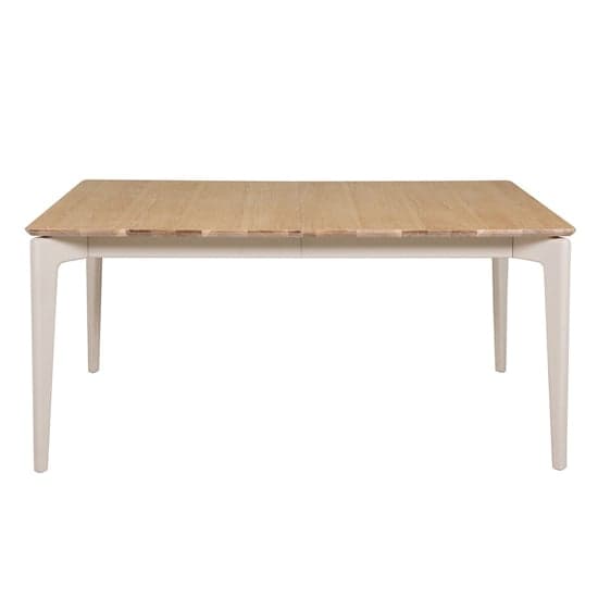 Marlon Wooden Extending Dining Table In Oak And Taupe_2