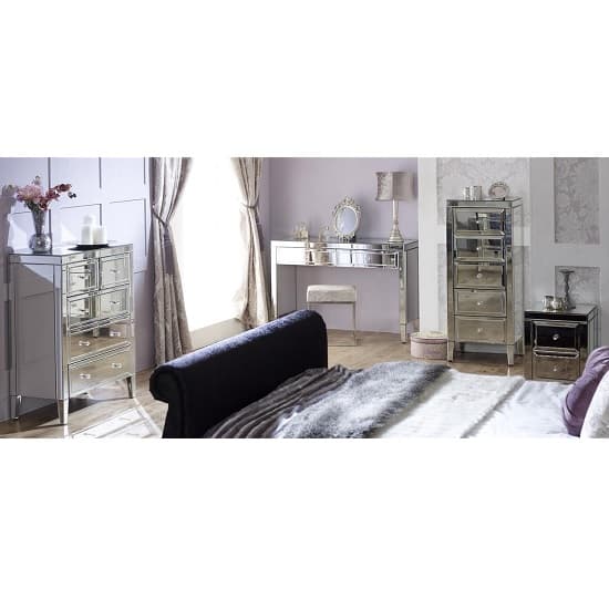 Marnie Tall Mirrored Chest Of Drawers With 5 Drawers_3