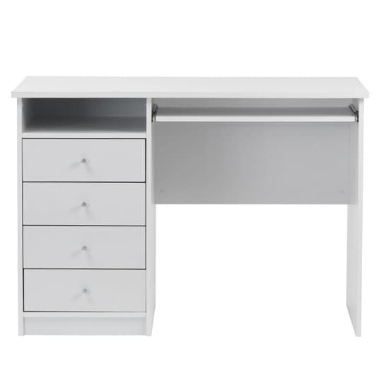 Mary Wooden Computer Desk In White_3