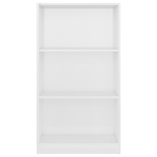 Masato 3-Tier High Gloss Bookshelf In White_3