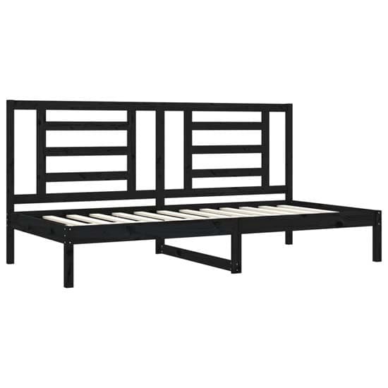 Maseru Solid Pine Wood Day Bed In Black_3