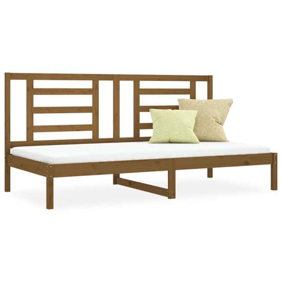 Maseru Solid Pine Wood Day Bed In Honey Brown_2