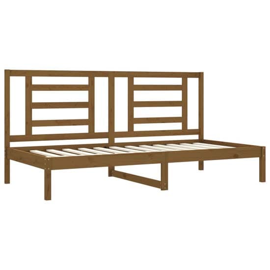 Maseru Solid Pine Wood Day Bed In Honey Brown_3