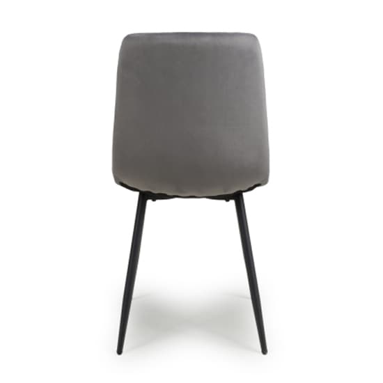 Massa Grey Brushed Velvet Dining Chairs In Pair_6