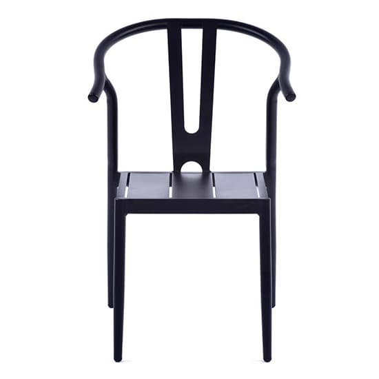 Matador Outdoor Aluminium Side Chair In Black_5