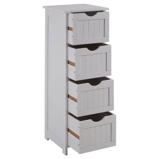 Matar Wooden Chest Of 4 Drawers In White_4