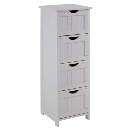 Matar Wooden Chest Of 4 Drawers In White_1