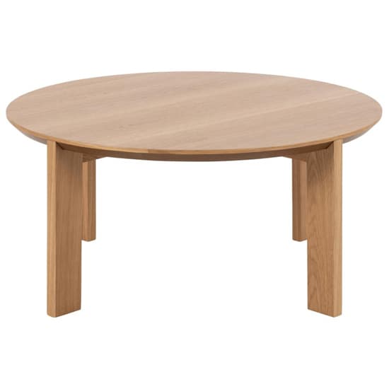 Maxims Wooden Coffee Table Round In Matt Oak_6
