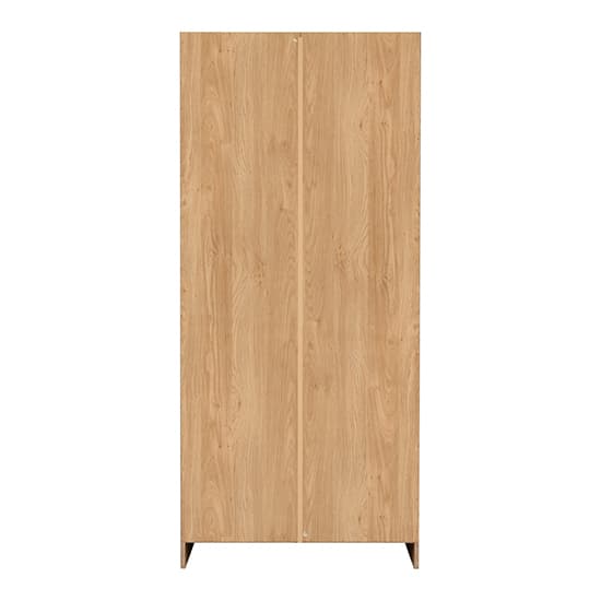 Mazi Wooden Wardrobe With 2 Doors In Oak Effect_3