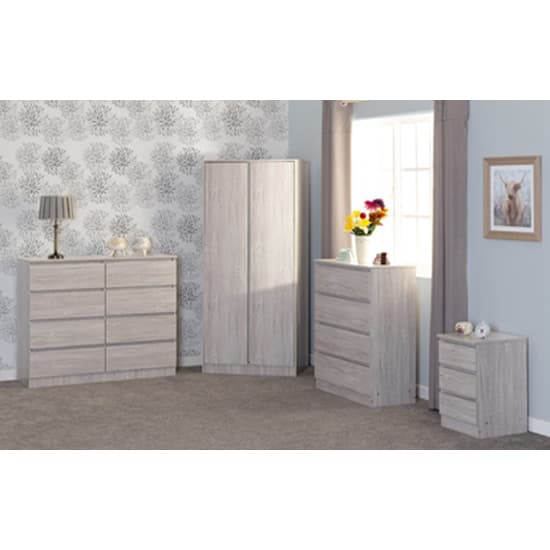 Mcgowan Wooden Chest Of 8 Drawers In Urban Snow_7