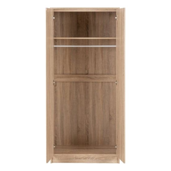 Mcgowen Wooden Bedroom Furniture Set 2 Doors Wardrobe In Oak_3