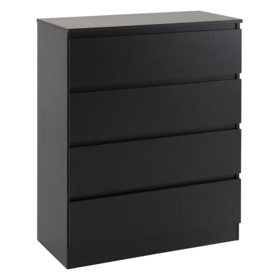 Mcgowen Wooden Chest Of 4 Drawers In Black_1