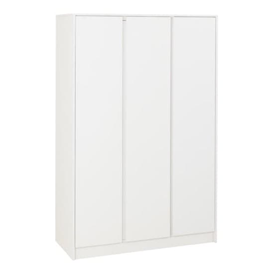 Mcgowen Wooden Wardrobe With 3 Doors In White_2