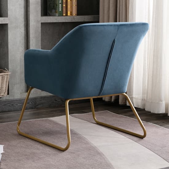 Mcnary Fabric Armchair In Blue_3