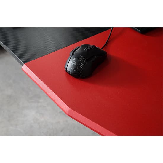 McRacing Wooden Gaming Desk In Red And Black_5
