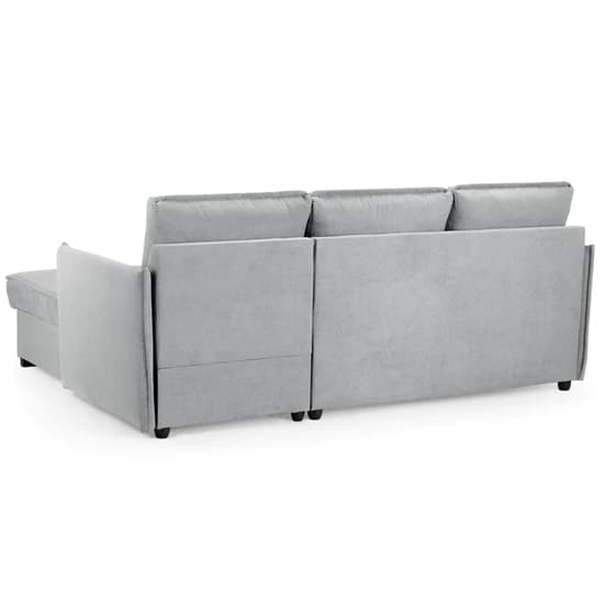 Melina Fabric Corner Sofa Bed In Grey_3