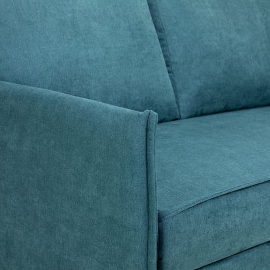 Melina Fabric Corner Sofa Bed In Teal_5