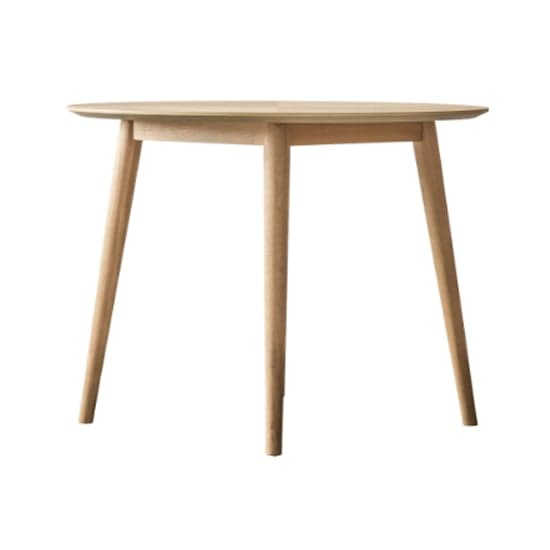 Melino Round Wooden Dining Table In Mat Lacquer_2