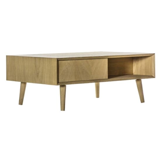 Melino Wooden Coffee Table With 2 Drawers In Mat Lacquer_2