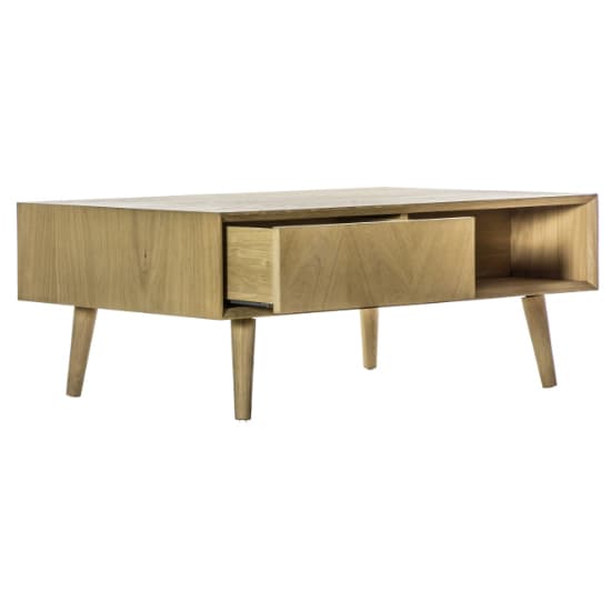 Melino Wooden Coffee Table With 2 Drawers In Mat Lacquer_3
