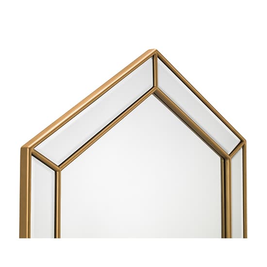 Macaulay Hexagonal Wall Mirror In Gold_3