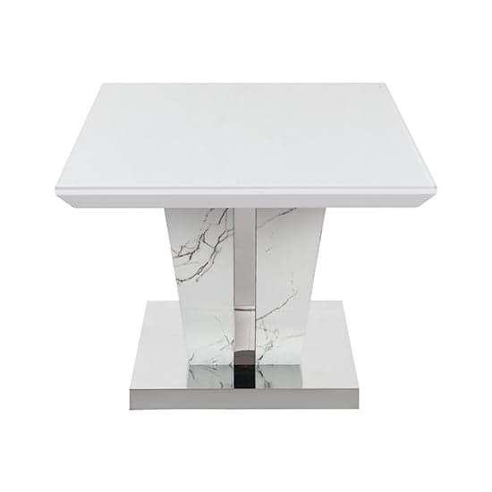 Memphis High Gloss Coffee Table In Vida Marble Effect Glass Top_4