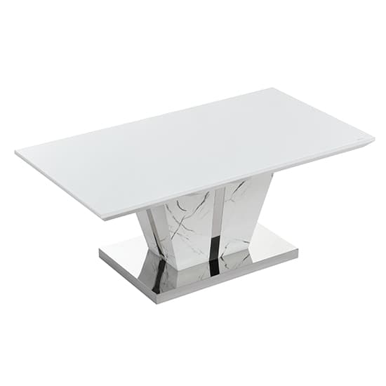 Memphis High Gloss Coffee Table In Vida Marble Effect Glass Top_6