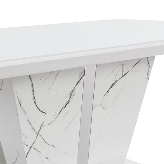Memphis High Gloss Coffee Table In Vida Marble Effect Glass Top_9