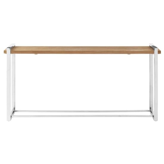 Menta Wooden Console Table In Natural Elm_2