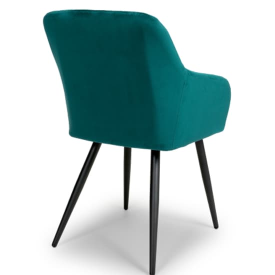 Menton Mint Green Brushed Velvet Dining Chairs In Pair_3